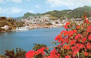 St. George's Harbour from Hotel Santa Maria Grenada Unused 