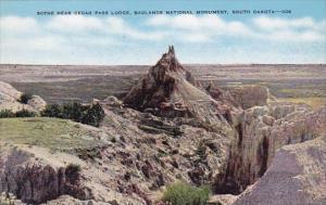 Scene Near Cedar Pass Lodge Badlands National Monument South Dakota