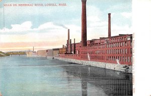 Mills On Merrimac River Lowell, Massachusetts MA