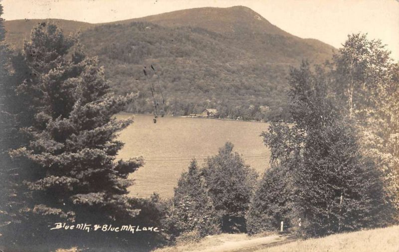 Blue Mountain Lake New York Birdseye View Real Photo Antique Postcard KK1511