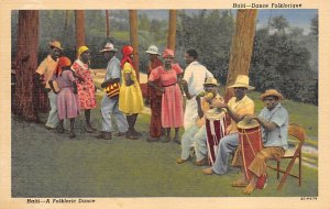 A Folkloric Dance Haiti Unused 