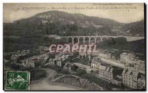 Postcard Old Jura Morez Tourist and Lower Viaduct New Line of Morez in St Claude