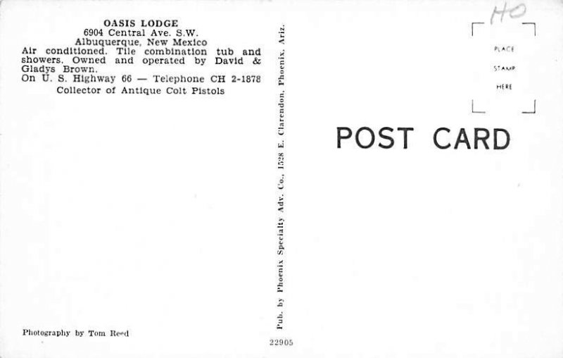 Oasis Lodge Albuquerque, New Mexico NM