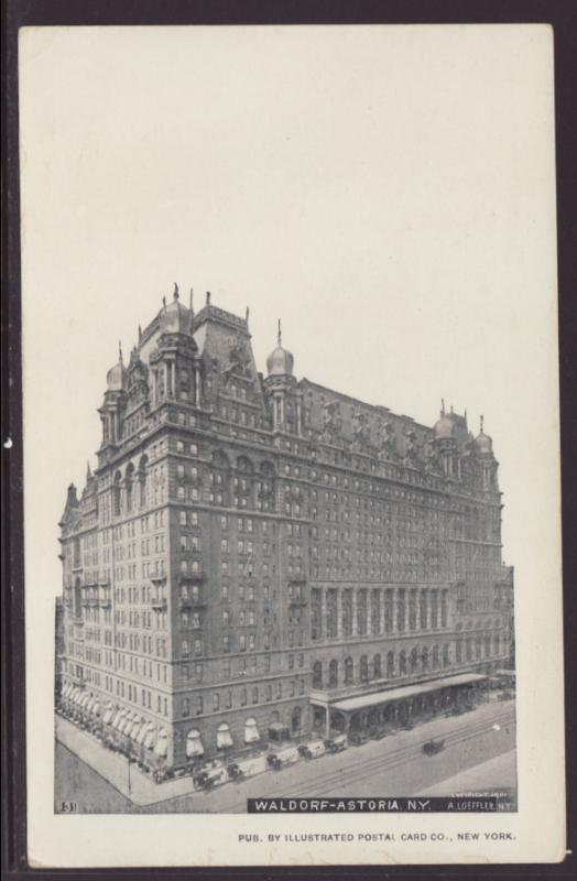 Waldorf Astoria Hotel,New York,NY Postcard