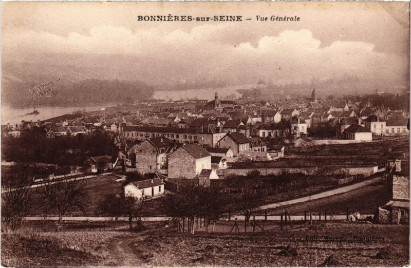 CPA BONNIERES-sur-SEINE - Vue générale (102769)