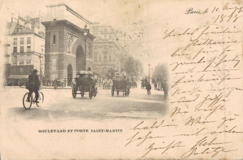 France Boulevard et Porte Saint Martin Paris 04.61