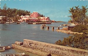Flatt's Inlet and the Coral Island Club Smith Parish Bermuda Island Postal us...