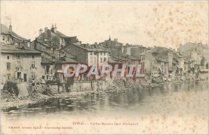 Old Postcard Epinal Old House Quay Rualmenil