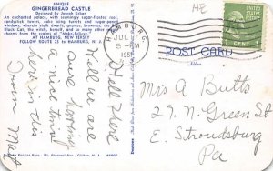 Unique Gingerbread Castle in Hamburg, New Jersey