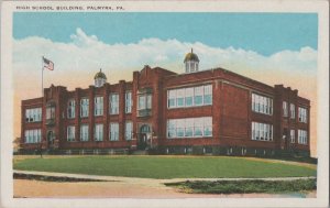 Postcard High School Building Palmyra PA