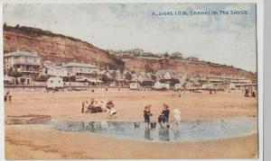 Isle of Wight; Shanklin, The Sands F31645 PPC, 1920 PMK To Mrs Coles, Broughton