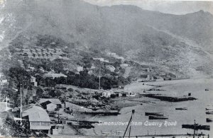 Simonstown from Quarry Road South Africa Old Postcard