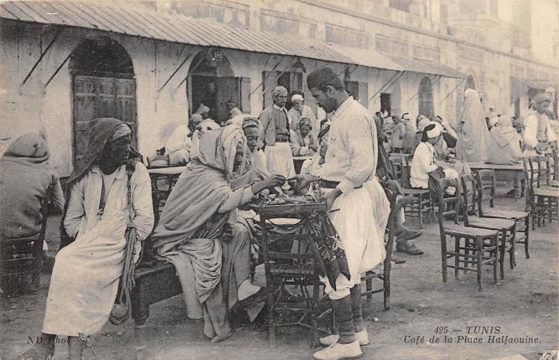 B91937 tunis tunisia cafe de la place halfaouine types coffee instead  africa