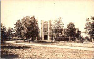 RPPC Russell Hall, Gorham Normal School Gorham ME Vintage Postcard W63