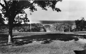 RPPC VIEW FROM HOTEL VERANDAH VICTORIA FALLS SOUTH AFRICA REAL PHOTO POSTCARD