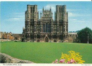 Somerset Postcard - The Cathedral - Wells - Avon   AB850