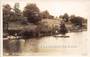 Boating on Callicoon Creek - Jeffersonville, New York