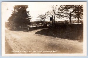 RPPC WINCHENDON MA VIEW FROM PLAY HOUSE TOY TOWN TAVERN PUTNAM & SONS PHOTO