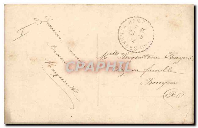 Old Postcard Fantasy Woman Man