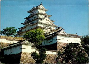 Japan Himrji Castle The Donjon & Harakirimaru From Near The Kisai Gate 1963
