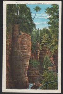 New York AUSABLE CHASM Column Rock ~ Linen