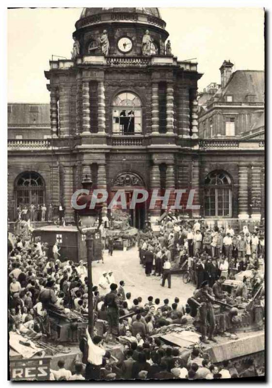 Postcard Modern Army Liberation of Paris Evacuation of wounded German Red Cro...