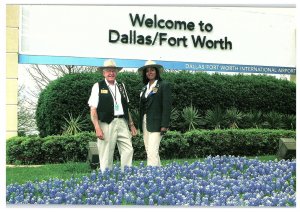 Welcome to Dallas Fort Worth International Airport Ambassadors Airport Postcard