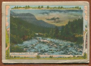 Chimney Rock Section Western North Carolina nc Lake Lure postcard folder #2