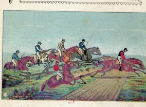 1881 American Jockey Club Jerome Park Trade Card Race Program P4