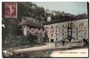 Postcard Old water mill Abbey of Grace Dieu The mill