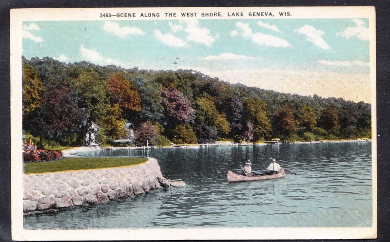 DOLLAR BOX – WI – Lake Geneca West Shore - 1923