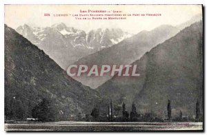 Old Postcard Pyramids Luchon Les Hauts borders Summits and the Port of Venasq...