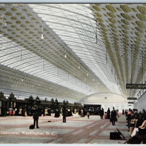 c1910s Washington DC Union Station Concourse Corridor Hallway Railway Depot A198