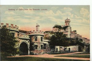 Lincolnshire Postcard - Gateway of Castle, Lincoln - Ref 10625A