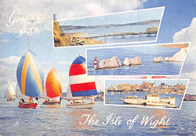 BR91238 greetings from the isle of wight ship bateaux  uk