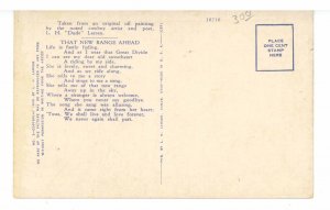 That New Range Ahead   Artist: L.H. Dude Larsen