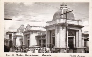 Cuba Guantanamo Street Scene Typical Market Mercado Real Photo