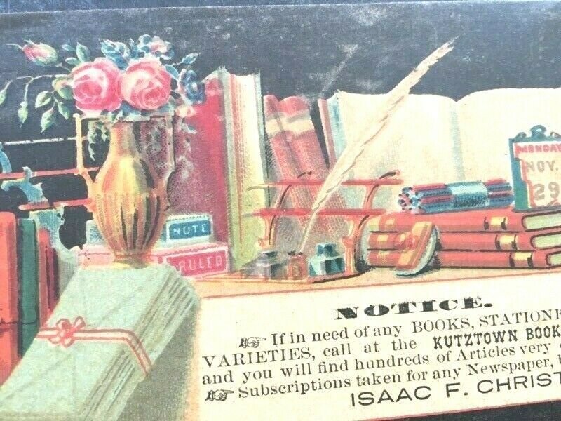 Lot of 2- Bee Hive Stores, Philadelphia & Kutztown Book Store, PA