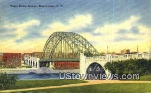 Notre Dame Bridge in Manchester, New Hampshire