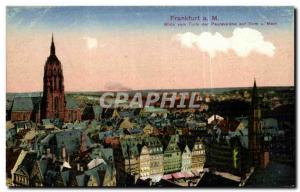 Germany - Germany - Frankfurt - Blick vom Turm der Paulskirsche - Old Postcard