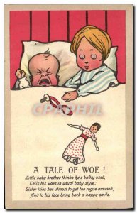 Old Postcard Doll A tale of woe