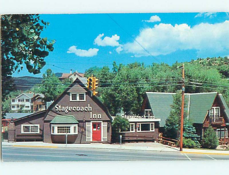 Pre-1980 STAGECOACH INN RESTAURANT Manitou Springs Colorado CO s8455