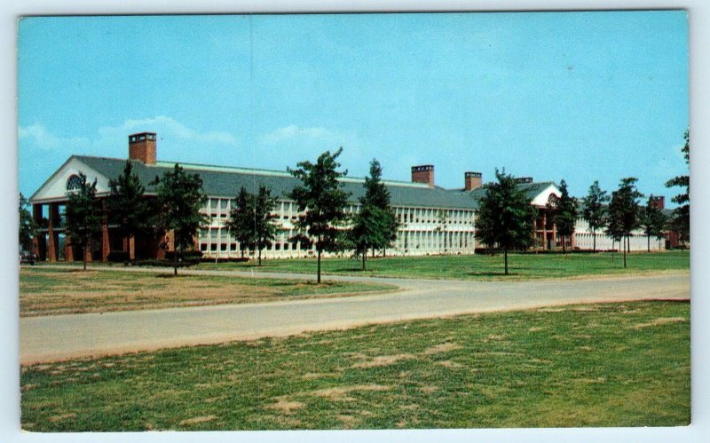 GREENVILLE, SC South Carolina ~ FURMAN UNIVERSITY Admin Building c1950s Postcard