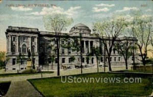 Public Library - MIlwaukee, Wisconsin WI Postcard