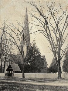 1900-07 New St. Mary's Church, Burlington, N. J. Postcard P132 