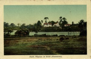 cameroon, KRIBI, Catholic Mission (1910s) Postcard