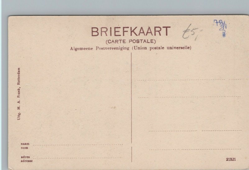Netherlands Gorinchem Kruisstraat Vintage Postcard 01.42 