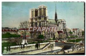 Old Postcard Paris Cathedrale Notre Dame