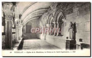 Old Postcard Vezelay Madeleine Church The Cloister and the Chapter House