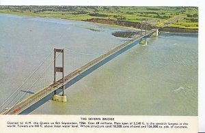 Gloucestershire Postcard - The Severn Bridge   XX749